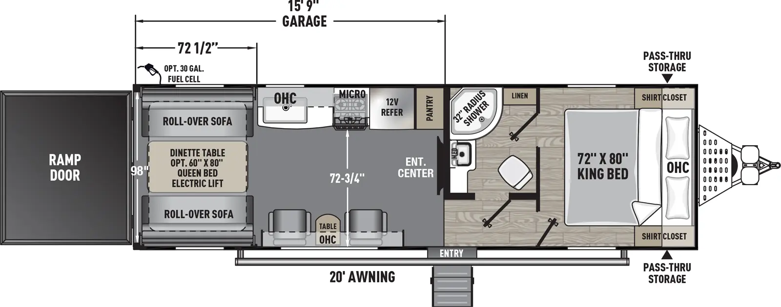 Work And Play 27LT Floorplan
